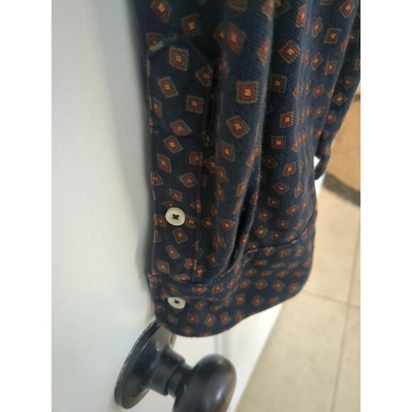 Ralph Lauren Men's Polo XL Printed Cotton Pullover Shirt, Navy Blue/ Multi - Picture 6 of 6